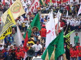 La Via Campesina and FSPI rally 2006 05 17