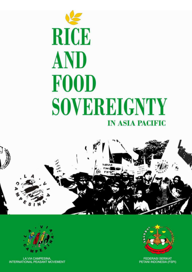 Rice and Food Sovereignty in Asia Pacific