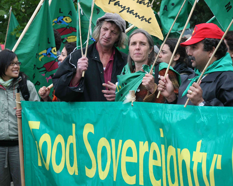 La Via Campesina in Movement for Food Sovereignty Now