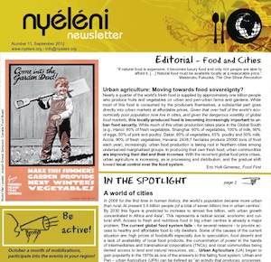 Nyeleni Newsletter: Food and Cities