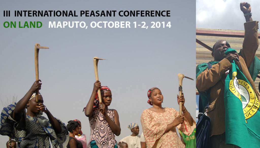 Call for registration: III International Peasant Conference on Land