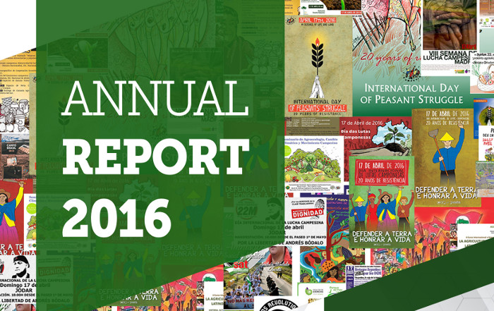 La Via Campesina: 2016 Annual report is out!
