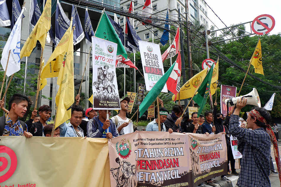 ‘WTO destroys the lives of Indonesian peasant and fisher communities’: Anti-WTO protests spreads around the world.