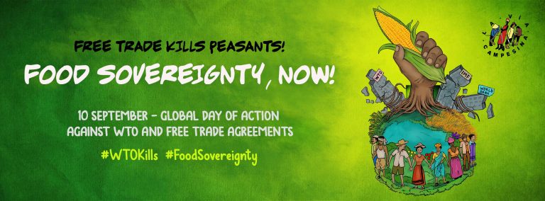 September 10 | International Day Against WTO and Free Trade Agreements