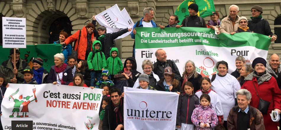 It is time to declare the food sovereignty of the citizens of Switzerland