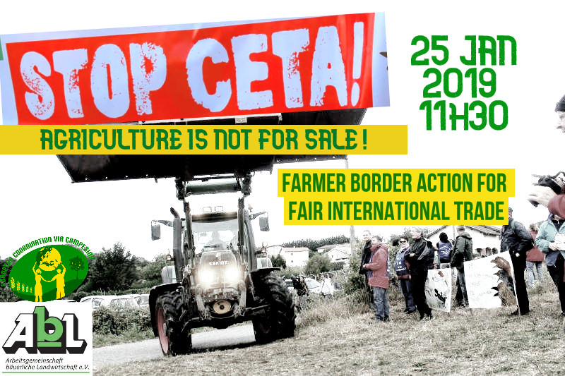 25/01 : STOP CETA & Co.! Belgian – German border