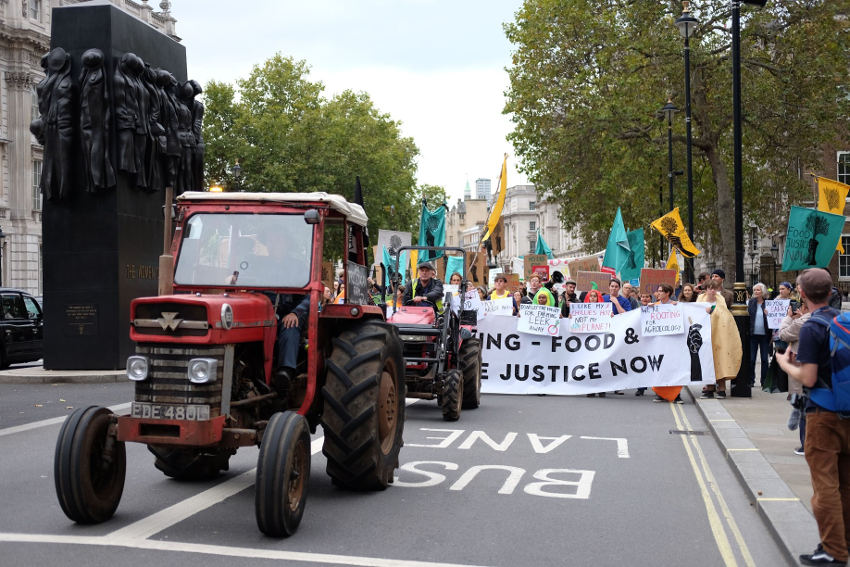 Farming, Food and Climate Justice March in London
