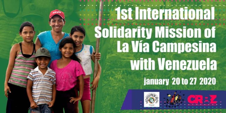 La Via Campesina in Venezuela: a mission for the brotherhood, solidarity and truth of the people