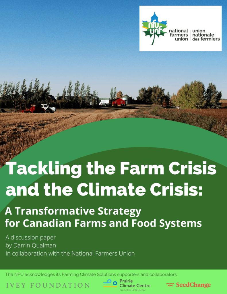 NFU announces new report: Tackling the Farm Crisis and the Climate Crisis