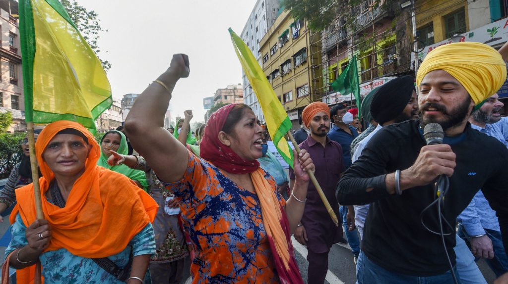 Farmers’ Movements in India mobilise in large numbers to protest ‘pro-corporate’ reforms