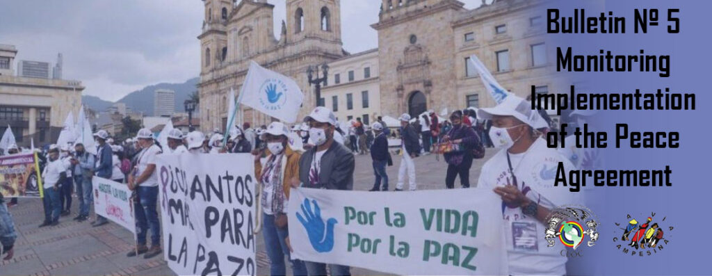 Colombia Peace Agreement Monitor | Bulletin #5