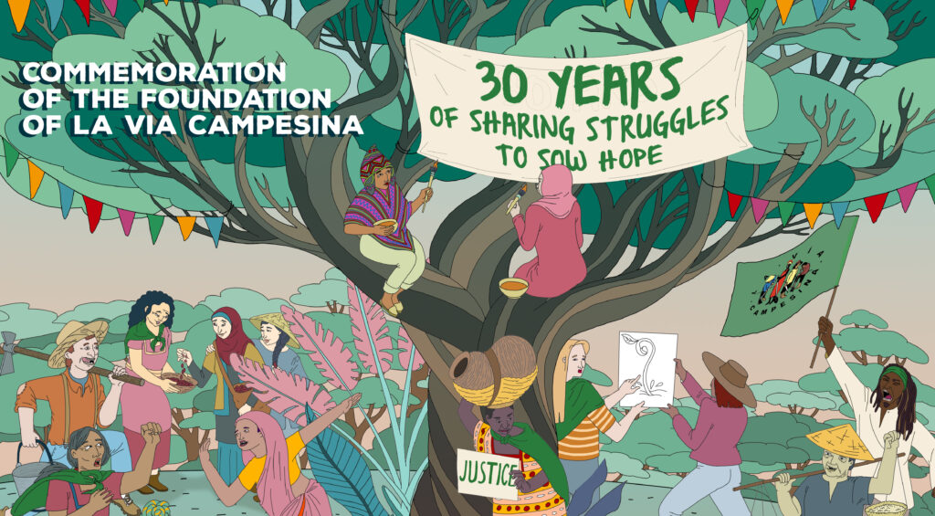 From Mons to the World: La Via Campesina Celebrates 30 Years of globalizing peasant struggle and solidarity