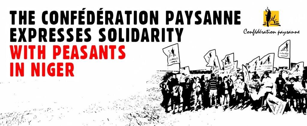 France: The Confédération Paysanne expresses solidarity with peasants in Niger