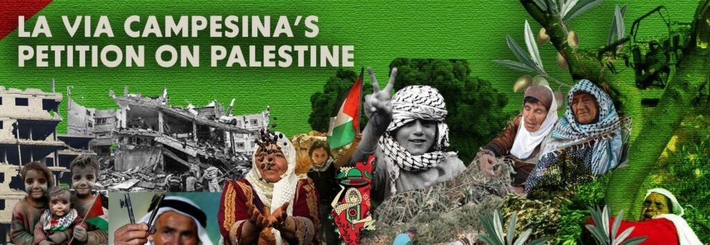 La Via Campesina’s petition on Palestine : More than 4300 signatories demand immediate action!