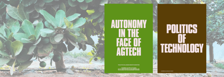 Autonomy in the face of AgTech: How do we counter corporate narratives?