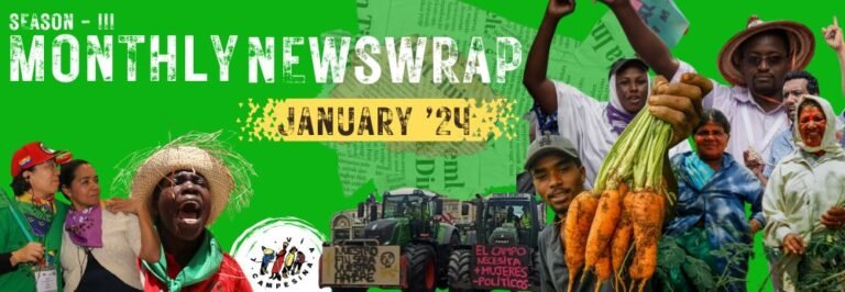 2024 | January Newswrap: Highlights from La Via Campesina Member Organizations Worldwide