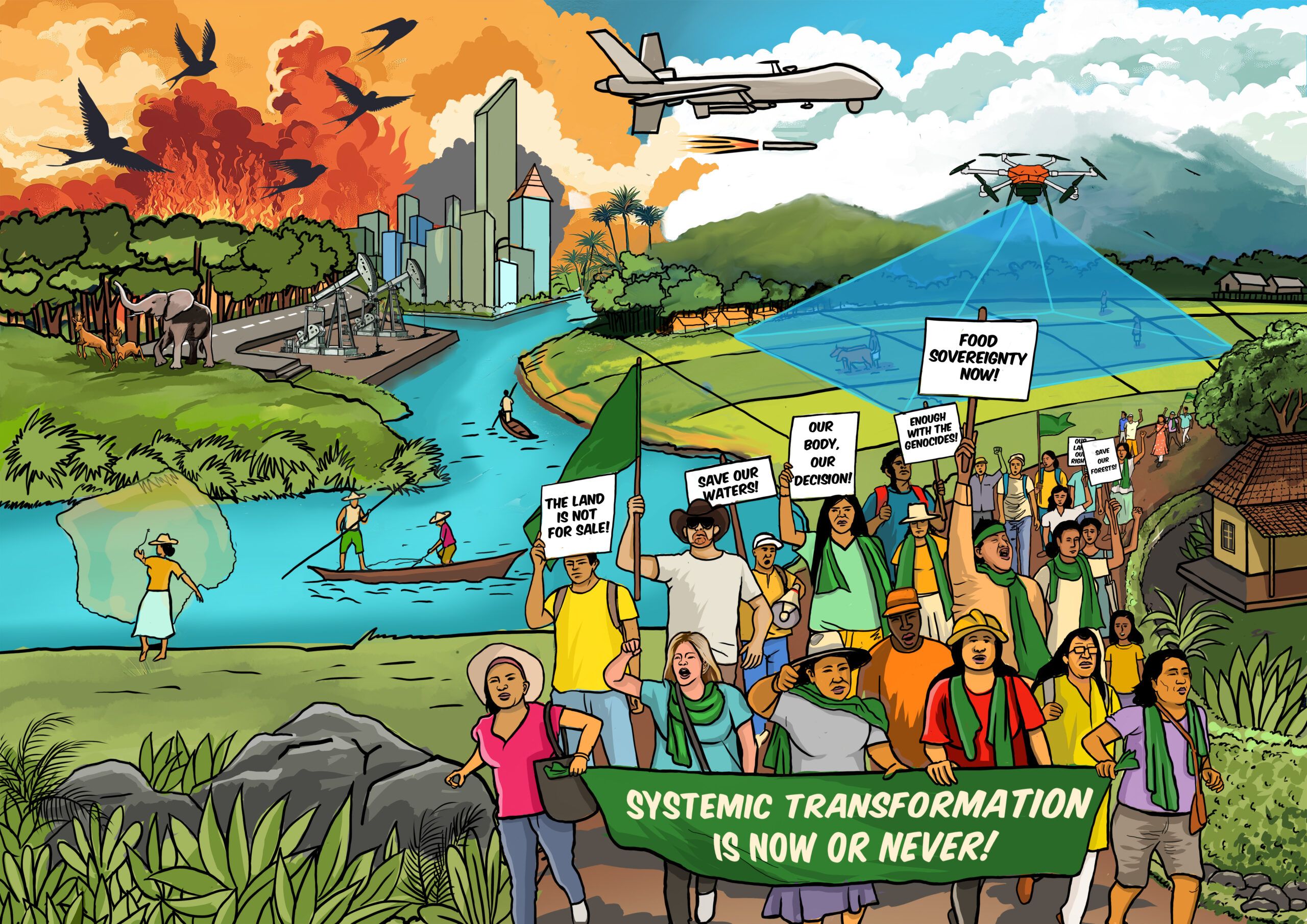 Call to Action for the 3rd Nyéléni Global Forum 2025: Systemic transformation is NOW or NEVER!