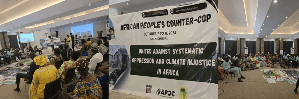 African People’s Counter-COP denounces the COP system and demands climate justice for Global South be at the centre of the climate action