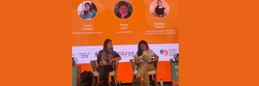 ‘Peasant seed systems prove that innovation is not always digital’, says Paola Laini of La Via Campesina at the UNDFF Midterm Forum