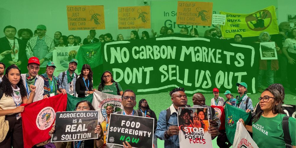 “Current climate agenda is nothing short of disastrous as false solutions are promoted as climate mitigation tools” – warns Via Campesina