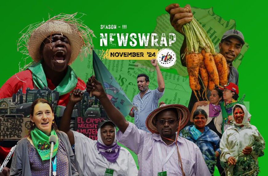 2024 | November Newswrap: Highlights from La Via Campesina member organizations around the world