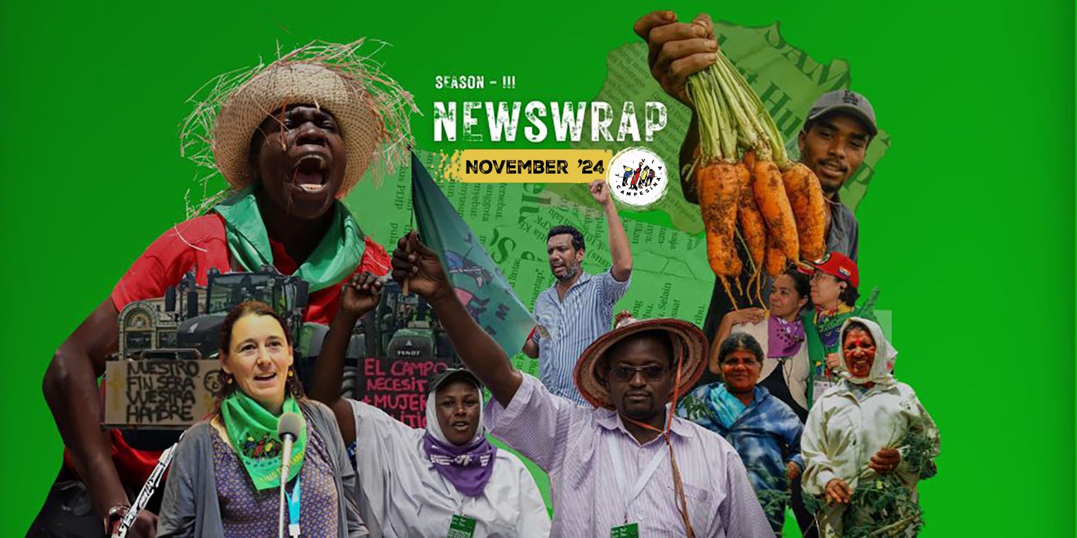 2024 | November Newswrap: Highlights from La Via Campesina member organizations around the world