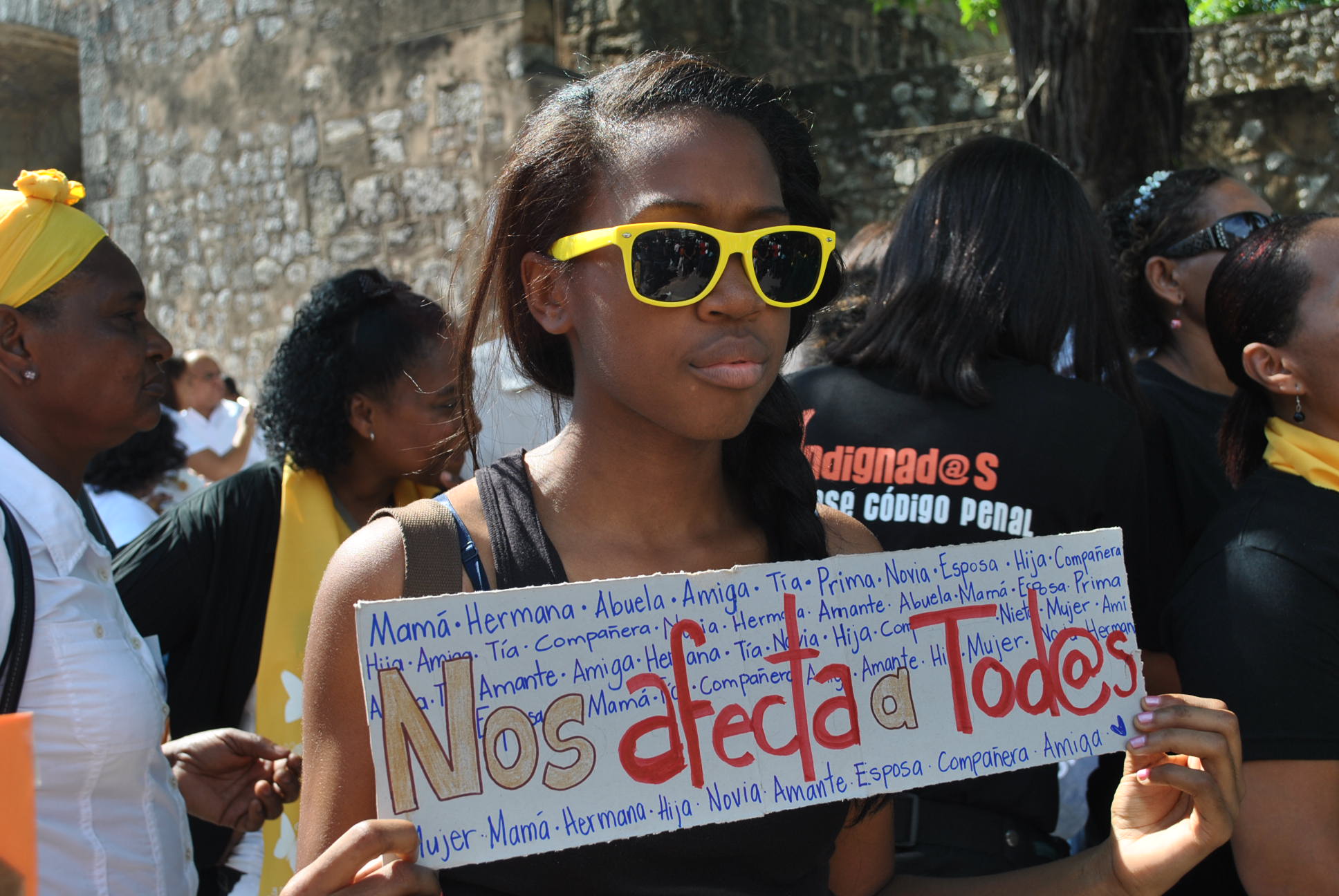 Concentración por de la Violencia contra las Mujeres - Via Campesina