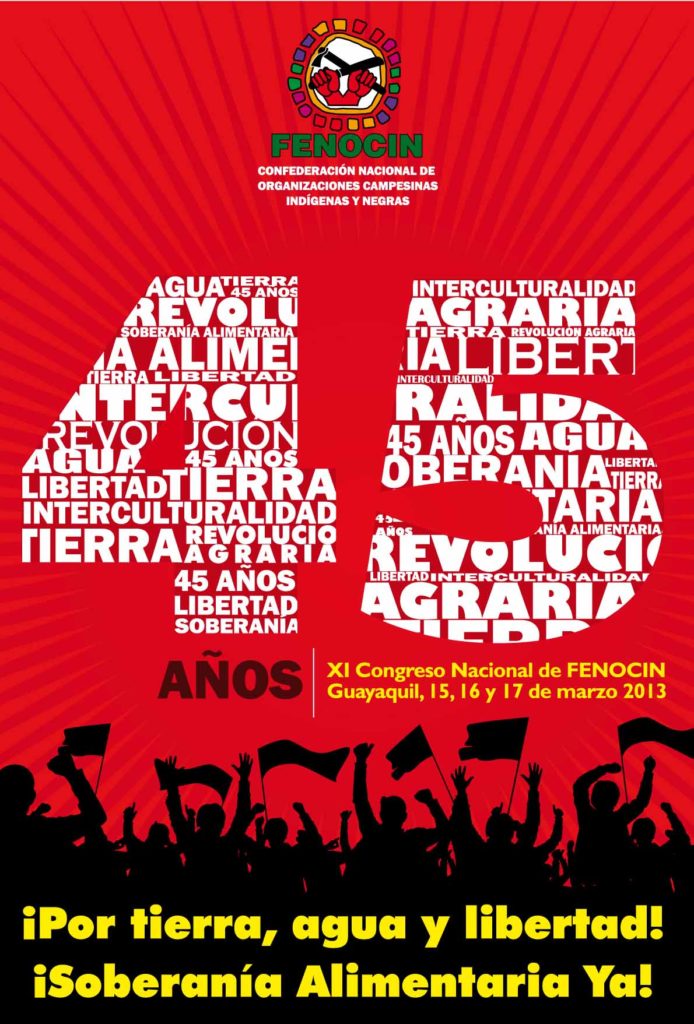 Ecuador, Convocatoria al XI congreso de la FENOCIN