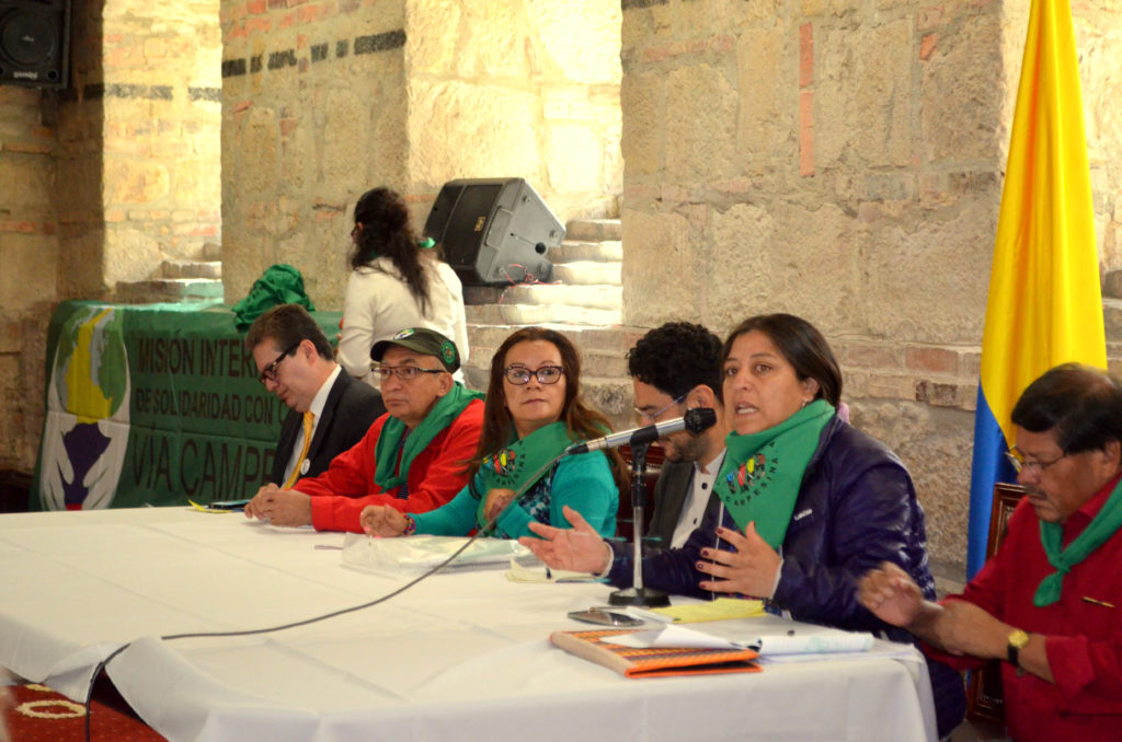 La Paz se construye en el Campo: Misión Internacional de Solidaridad con Colombia