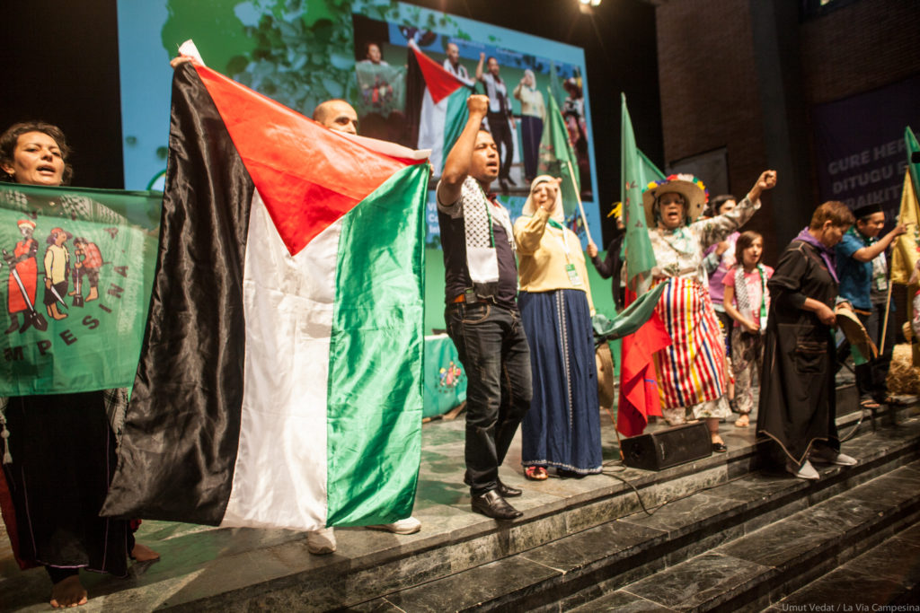 Moción por la Libertad de nuestras compañeras palestinas Khitam Saafin y Khalida Jarrar
