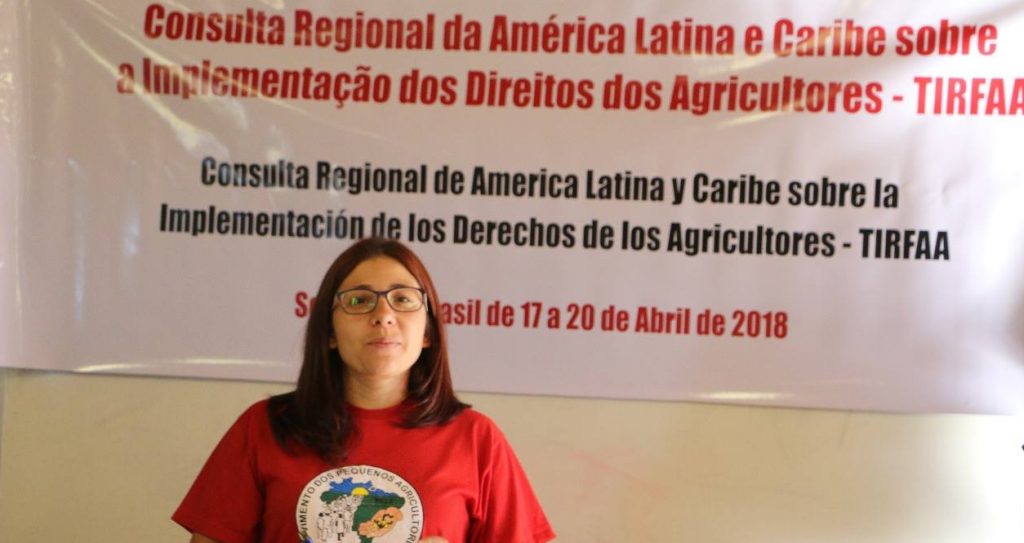 Campesinxs y pueblos indígenas de trece países discuten sobre sus derechos a usar, conservar, intercambiar, multiplicar y vender semillas criollas en Brasil