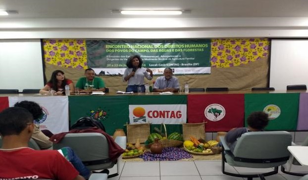 Brasil: Estudiantes, profesorxs, abogadxs y dirigentxs discuten derechos humanos de los pueblos del campo, de las aguas y de los bosques