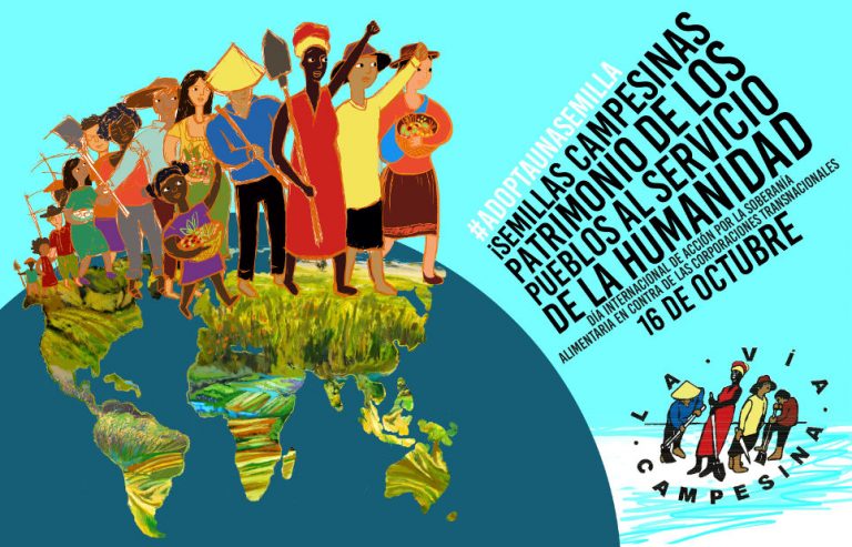 16 de Octubre: Día Internacional de acción por la Soberanía Alimentaria contra las corporaciones transnacionales