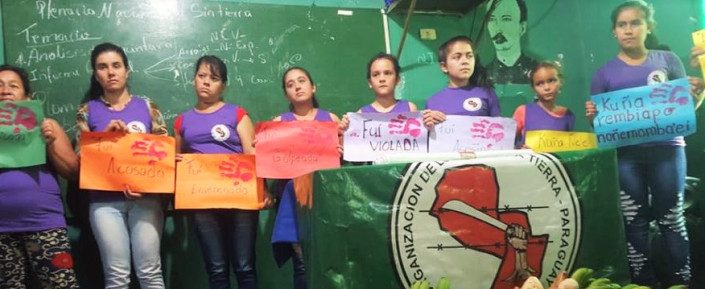 Paraguay: Mujeres de la Organización de Lucha por la Tierra debatieron sobre la violencia de género en este #25N