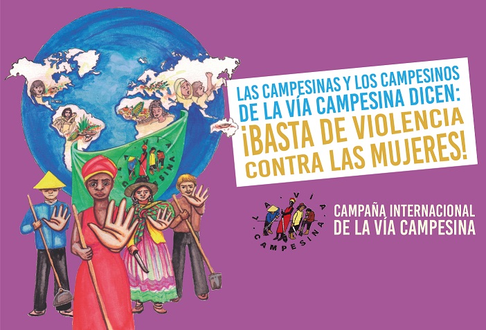 #25N: ¡La Vía Campesina dice no más violencia, no más silencio! Llama a resistir al patriarcado y al capitalismo, dos males que aquejan a la humanidad