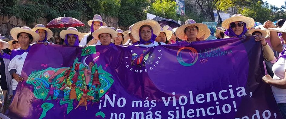 «Ni asesinadas, ni con miedo, ni con hambre, ni desplazamientos forzosos de las mujeres en Honduras»