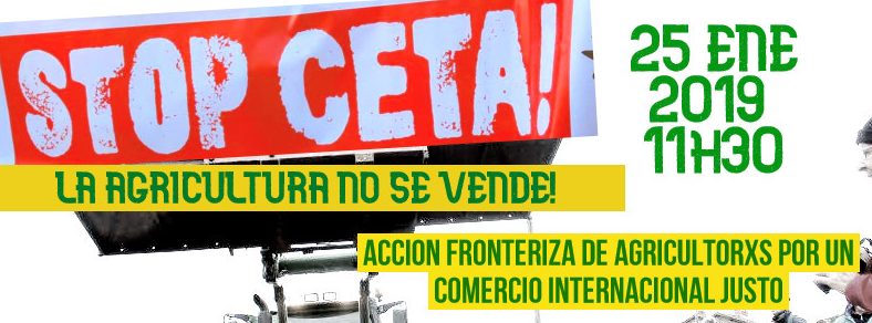 25/01 : ¡Paremos el CETA & Co.! Frontera entre Bélgica y Alemania