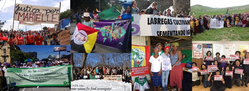 #8Marzo2019  “Las mujeres de La Vía Campesina también pararon, acciones en todo el mundo”