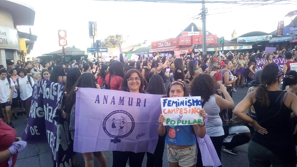 Chile: Anamuri ﻿﻿»Mujeres que luchan» #8Marzo