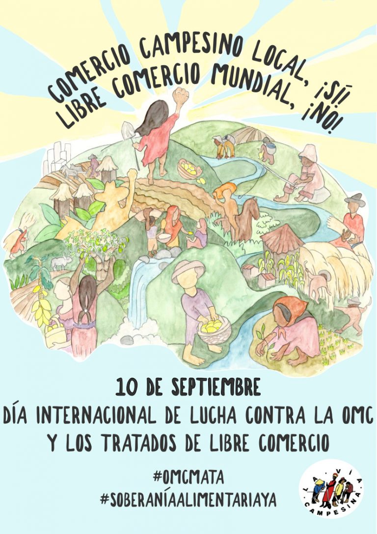 10 de Septiembre 2019 | Día Internacional de Lucha contra la OMC y los Tratados de Libre Comercio