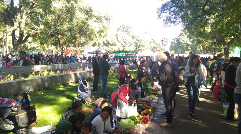 Argentina: Un «alimentazo» en la plaza Independencia