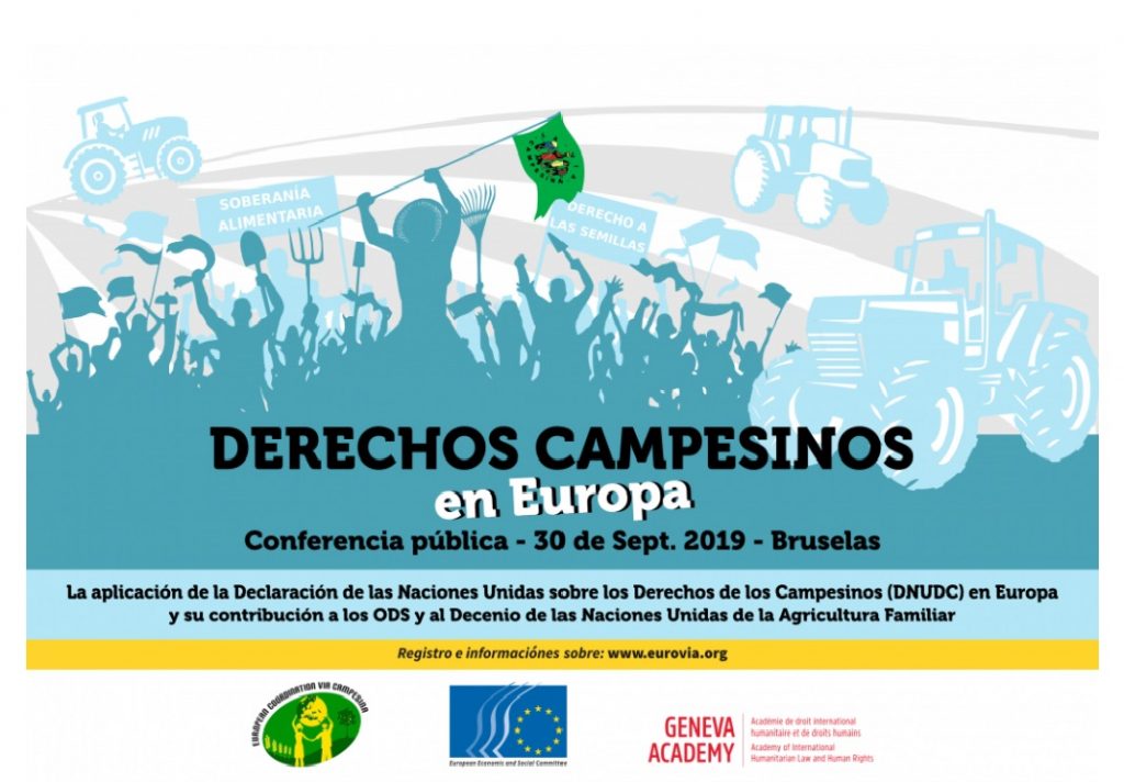 Conferencia Pública: Los derechos de lxs campesinxs en Europa