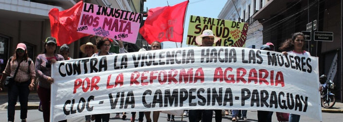 Paraguay: “La Reforma Agraria es el fin de la violencia hacia las mujeres en el campo”