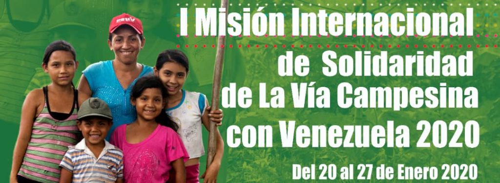 La Vía Campesina en Venezuela: una misión por la fraternidad, la solidaridad y la verdad de los pueblos