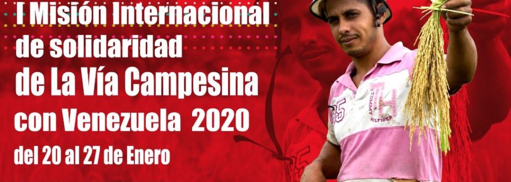Declaración I Misión Internacional de Solidaridad de La Vía Campesina en Venezuela