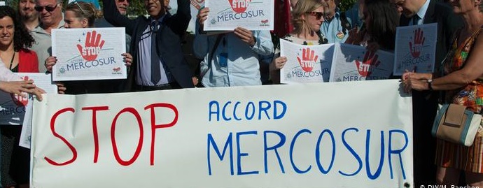 Llamamiento a la presidencia alemana del Consejo de la Unión Europea: «es el momento de paralizar y repensar el acuerdo comercial UE-Mercosur»