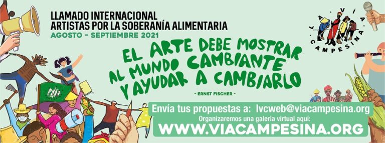 Llamado Internacional “Artistas por la Soberanía Alimentaria” – Convocatoria Agosto – Septiembre