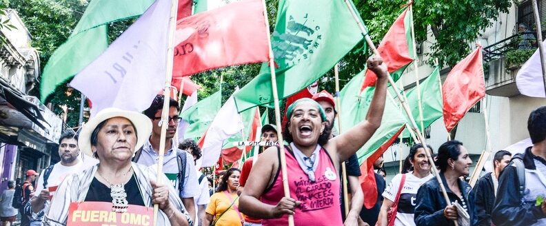 Feminismo Campesino y Popular: «Cuando nos tiramos a la calle con todas esas consignas, tiembla el espacio donde estamos»