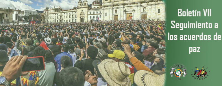 Boletín Alto Al Fuego N°7: Seguimiento a los acuerdos de Paz en Colombia