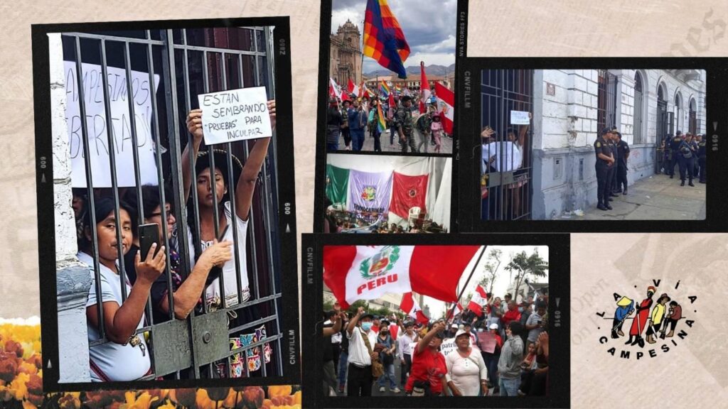 Perú: Denunciamos la persecución de líderes campesinxs e indígenas y los asesinatos al pueblo peruano